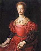 Agnolo Bronzino Portrait of Lucrezia Pucci Panciatichi oil painting reproduction